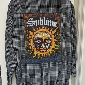 Sublime Upcycled Flannel Shirt
